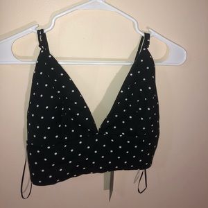 Nasty Gal polka dot top!